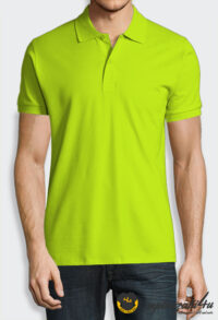 Men-Polo-Frontapple-green