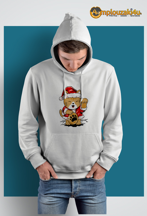 Santa-Meow-hoodie