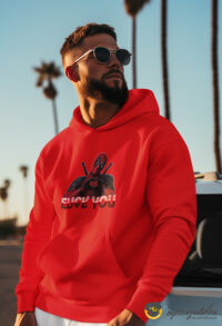 Deadpool-Love-hoodie-red