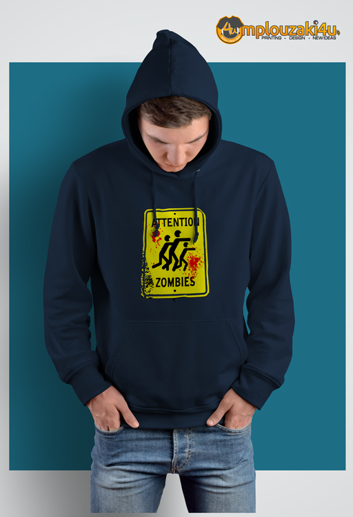 Attention-zombies-hoodie