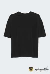 Crop-T-shirt-Women-frontBlack